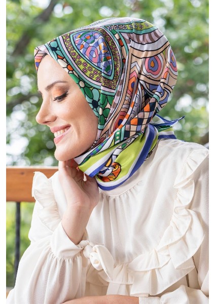 Nevina Twill Eşarp Yeşil modelleri