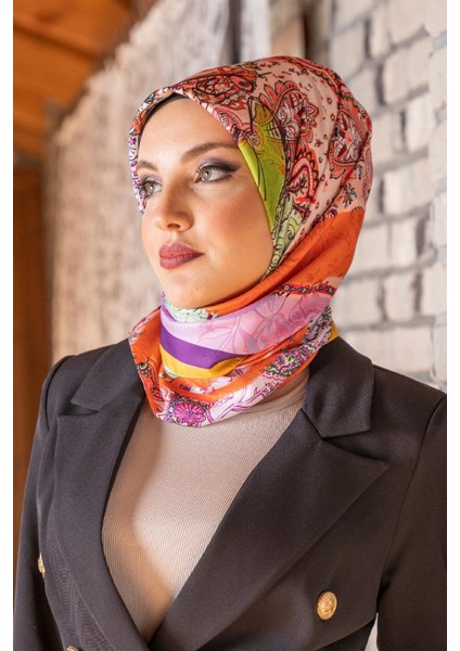 Aisa Twill Eşarp Turuncu modelleri