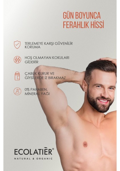 Erkek Deodorant ve Roll On Ferahlık Ve Konfor, Terleme Önleyici Erkek Roll On, 50 ml