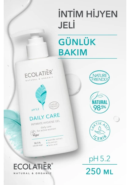 Genital Bölge Yıkama Jeli Hassas Ciltler Için, Antiseptik, Doğal pH, Laktik Asit, Yatıştırıcı 250 ml / Kadın ve Erkek İntim Hijyen Ürünü