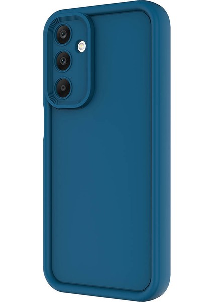 Galaxy A15 Uyumlu Hlp Kılıf Kamera Korumalı Zore Ananas Kapak-Mürdüm