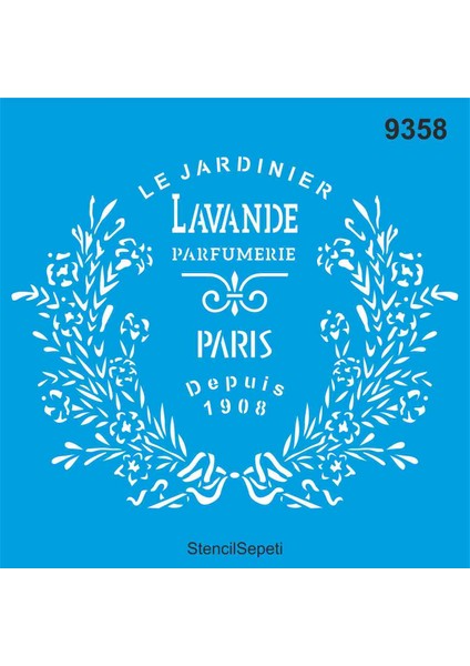 - Lavanta Boyama Şablonu