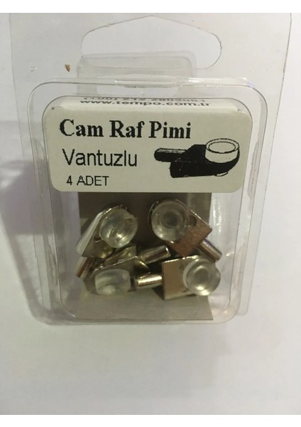 Cam Raf Pimi Vantuslu Krom 4 Adet