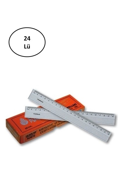 20 cm Cetvel 24'lü