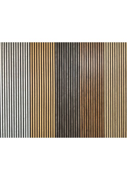 CEVİZ RENGİ Duvar Paneli Akustik Ahşap 50*130 cm