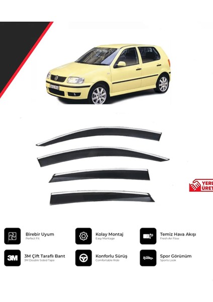 Volkswagen Polo Krom Cam Rüzgarlığı 1995-2002