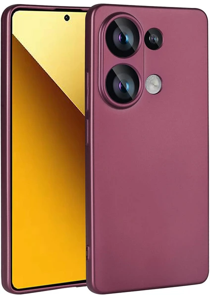 Xiaomi Poco M6 Pro 4g Uyumlu Prl Kılıf Zore Premier Silikon Kapak-Koyu Mor