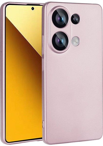 Xiaomi Redmi Note 13 4g Uyumlu Prl Kılıf Zore Premier Silikon Kapak-Gold