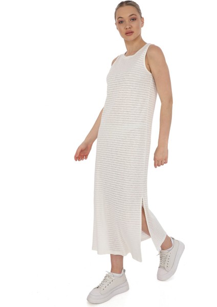 Transparan Plaj Elbise-Ekru modelleri