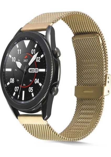 Huawei Watch Gt4/Gt3/Gt2/Gt2e 46mm Uyumlu Metal Hasır Kordon 22MM