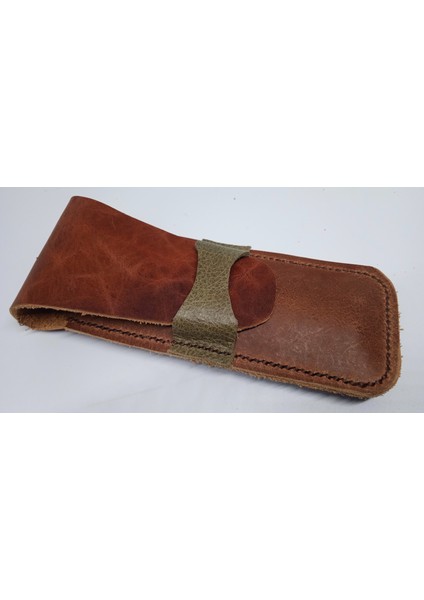 Hakiki Deri El Emeği Özel Kalemleriniz Için Kalemlik Kalem Kutu 27 cm 6 cm 10HG