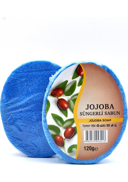 Jojoba Özlü Süngerli Sabun Banyo Duş Sabunu 120 G