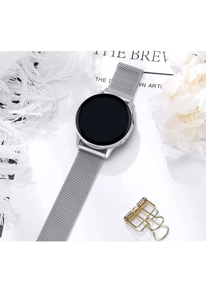 Huawei Watch Gt4/Gt3/Gt2/Gt2e 46mm Uyumlu Metal Hasır Kordon 22MM