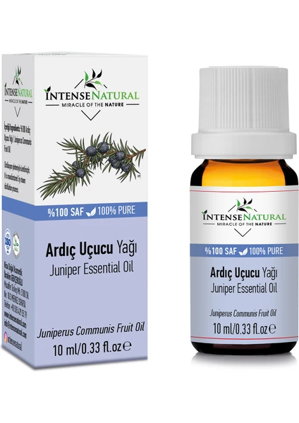 Intense Natural Ardıç Uçucu Yağı 10 ml %100 Saf ve Doğal Juniper Berry Essential Oil