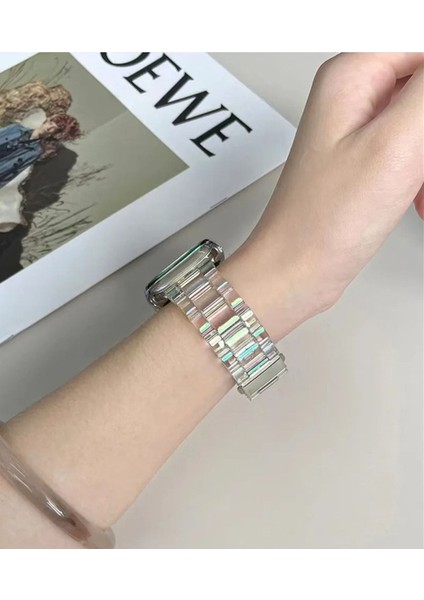 Apple Watch 7 8 9 Se Uyumlu 38MM 40MM 41MM Şeffaf Hologram Kordon Ayarlanabilir indirimleri