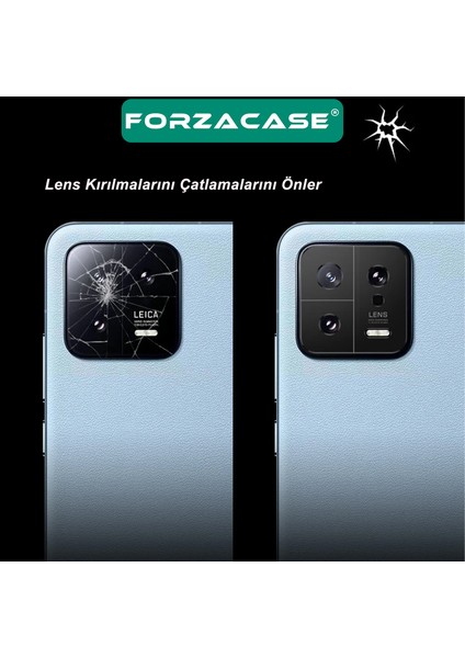Xiaomi Mi 14 ile Uyumlu Kamera Lens Koruma Halkası Siyah - FC377 fiyatları