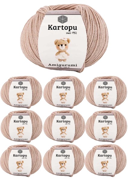 10 Adet Amigurumi El Örgü Ipi 50gr 850