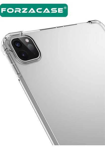 Apple iPad Pro 2024 13 Inch ile Uyumlu Anti Shock Silikon Kılıf Şeffaf - FC014