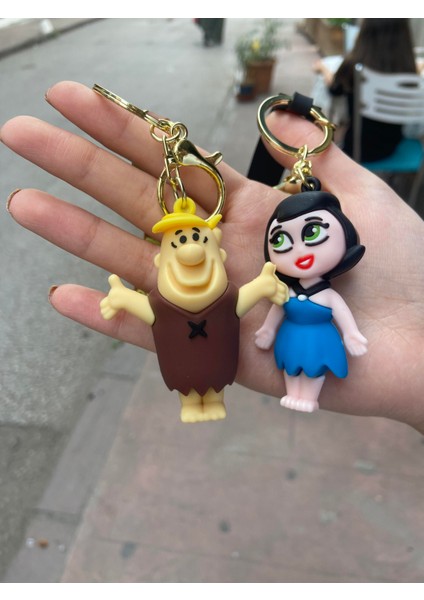 Taş Devri Barney - Beti Moloztaş Anahtarlık ve Çanta Aksesuarı fiyatları