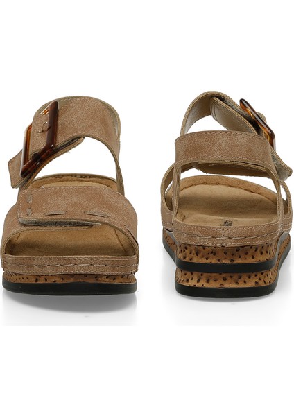166295.Z4FX Taba Kadın Comfort Sandalet