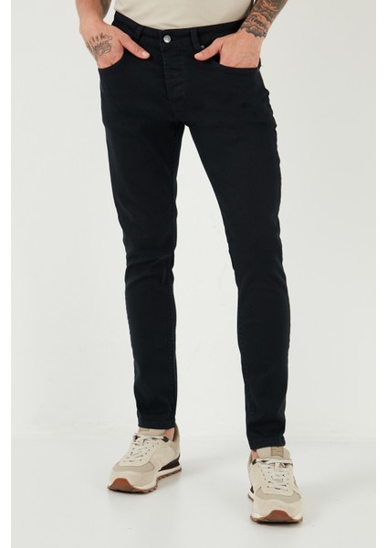 Normal Bel Slim Fit Dar Paça Jeans Erkek Kot Pantolon 1130J117NAPOLI