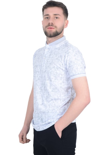 Cengiz Inler Jakar Desenli Erkek Polo Yaka T-Shirt fiyatları