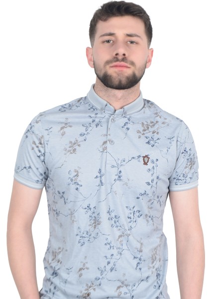 Cengiz Inler Sarmaşık Desenli Erkek Polo Yaka T-Shirt fiyatları