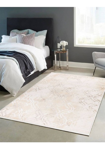 Ipek Mekik Halı Gaspara Gri Bej Çizgi Desen Halı indirimleri