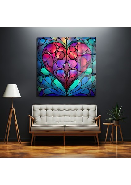 Vitray Kalp Kare Cam Tablo fırsatları