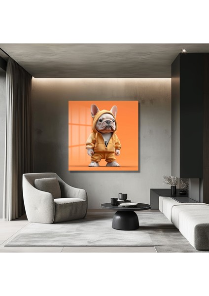 Minimal French Bulldog Cam Tablo