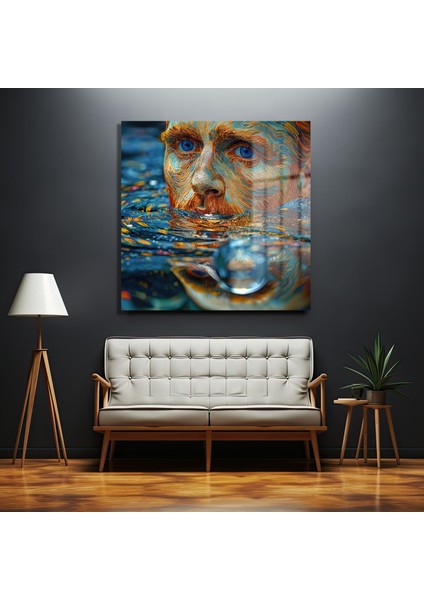 Van Gogh Kare Cam Tablo