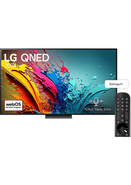 65QNED86T 65" 165 Ekran Uydu Alıcılı 4K Ultra HD webOS Smart QNED TV