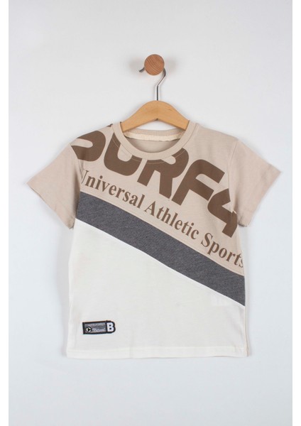 Erkek Çocuk Atletik Baskılı Şortlu Takım modelleri