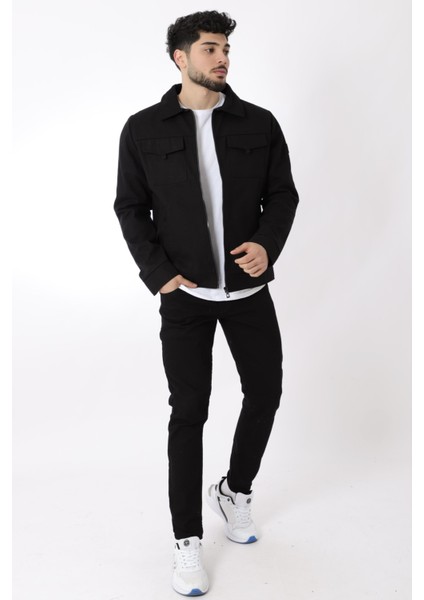 Göğüs Kapaklı Rahat Keten Mevsimlik Mont Pldp 2949_60292 modelleri