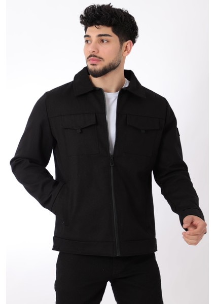 Göğüs Kapaklı Rahat Keten Mevsimlik Mont Pldp 2949_60292 fırsatları