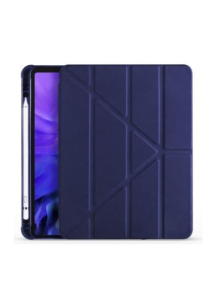 Apple iPad Pro 12.9 2020 Kılıf Kalem Bölmeli Standlı Smart Cover