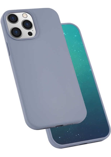 Apple iPhone 13 Pro Max Kılıf Silksafe Wireless Kadife Iç Yüzey Silikon