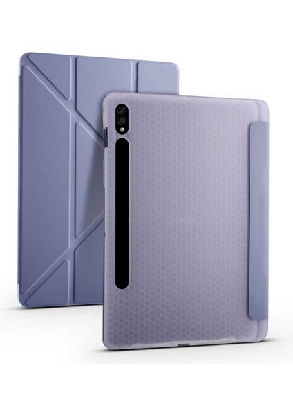 Galaxy Tab S7 T870 Kılıf Kalem Bölmeli Standlı Smart Cover