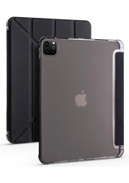 Apple iPad Pro 12.9 2020 Kılıf Kalem Bölmeli Standlı Smart Cover