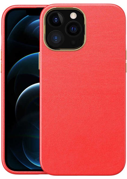 Apple iPhone 12 Pro Max Kılıf Natura Deri Soft