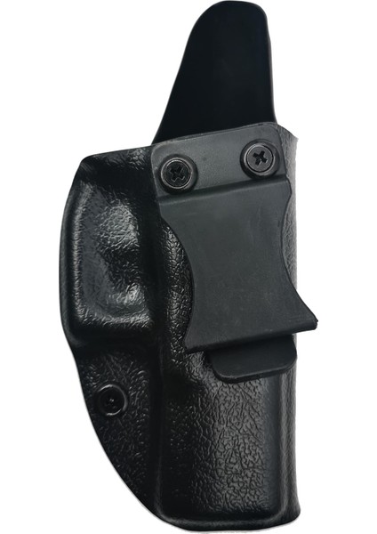 Glock 43X Için Uyumlu Kydex Kadife Kaplamalı Silah Kılıfı Parlak