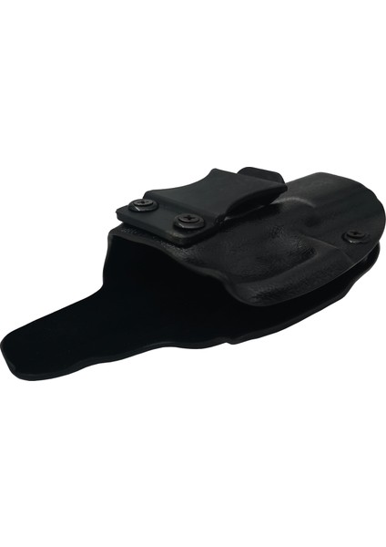 Glock 43X Için Uyumlu Kydex Kadife Kaplamalı Silah Kılıfı Parlak
