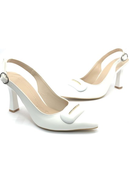 Feles Toka Detaylı Kadın Klasik Kadeh Topuklu Ayakkabı fiyatları