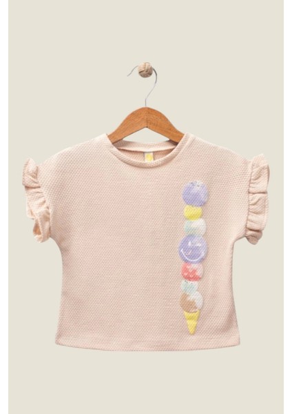 Baskılı Kız Çocuk T-Shirt ( 1-4 Yaş )