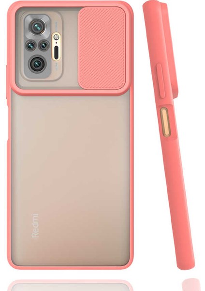 Xiaomi Redmi Note 10 Pro Kılıf Mat Yüzey Lensi Kapak