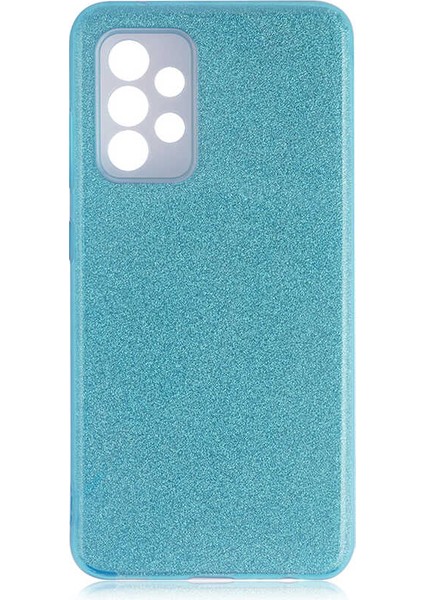 Samsung Galaxy A72 Kılıf Simli Renkli Silikon