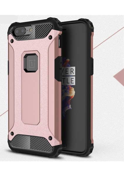 One Plus 5 Silikon Armor Hybrid Zırh Kılıf
