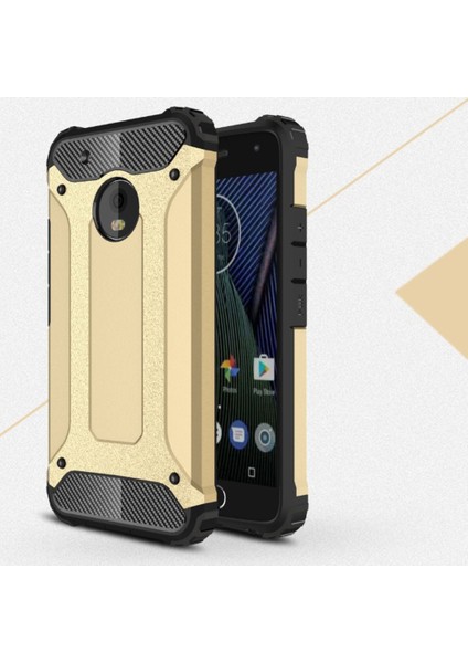 Lenovo Moto G5S Silikon Armor Hybrid Zırh Kılıf