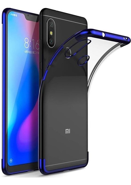Xiaomi Redmi Note 5 Pro Köşeleri Renkli Şeffaf Kılıf