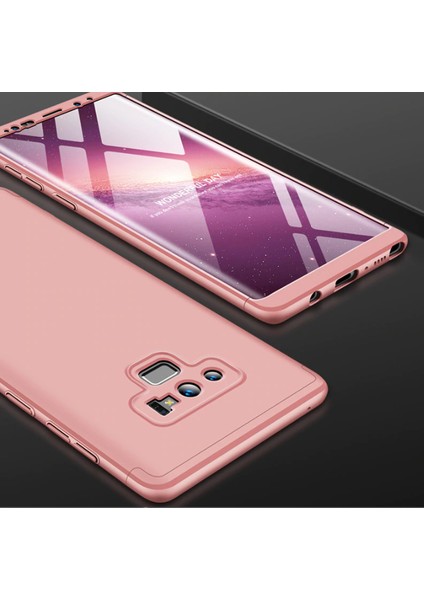 Samsung Galaxy Note 9 Kılıf Ays Kamera Çıkıntılı 360 Tam Korumalı